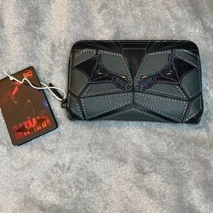 NWT Loungefly DC Comics Batman Zip Around Wallet Dark Knight